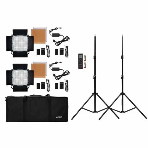 Dörr DLP 1000 – Kit de Estudio LED Bicolor Profesional